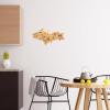 Totally Bamboo Arizona State Shaped Cutting Board and Charcuterie Serving Platter with Artwork by Fish Kiss, Includes Hang Tie for Wall Display(Michigan’s Upper Peninsula)