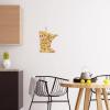 Totally Bamboo Arizona State Shaped Cutting Board and Charcuterie Serving Platter with Artwork by Fish Kiss, Includes Hang Tie for Wall Display(Minnesota)