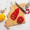 Totally Bamboo Arizona State Shaped Cutting Board and Charcuterie Serving Platter with Artwork by Fish Kiss, Includes Hang Tie for Wall Display(Missouri)