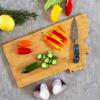 Totally Bamboo Arizona State Shaped Cutting Board and Charcuterie Serving Platter with Artwork by Fish Kiss, Includes Hang Tie for Wall Display(Montana)