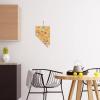 Totally Bamboo Arizona State Shaped Cutting Board and Charcuterie Serving Platter with Artwork by Fish Kiss, Includes Hang Tie for Wall Display(Nevada)