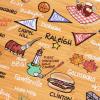 Totally Bamboo Arizona State Shaped Cutting Board and Charcuterie Serving Platter with Artwork by Fish Kiss, Includes Hang Tie for Wall Display(North Carolina)