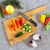 Totally Bamboo Arizona State Shaped Cutting Board and Charcuterie Serving Platter with Artwork by Fish Kiss, Includes Hang Tie for Wall Display(Oklahoma)