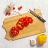 Totally Bamboo Arizona State Shaped Cutting Board and Charcuterie Serving Platter with Artwork by Fish Kiss, Includes Hang Tie for Wall Display(Pennsylvania)