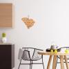 Totally Bamboo Arizona State Shaped Cutting Board and Charcuterie Serving Platter with Artwork by Fish Kiss, Includes Hang Tie for Wall Display(South Carolina)