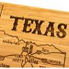 Totally Bamboo Louisiana State Puzzle 4 Piece Bamboo Coaster Set with Case(Texas)