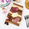 Totally Bamboo Rock & Branch Series Shiplap Oklahoma State Shaped Wood Serving and Cutting Board | Great for Wall Art 16-3/4″ x 9″ x 5/8″(Alabama)