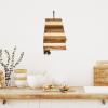 Totally Bamboo Rock & Branch Series Shiplap Oklahoma State Shaped Wood Serving and Cutting Board | Great for Wall Art 16-3/4″ x 9″ x 5/8″(Alabama)
