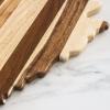 Totally Bamboo Rock & Branch Series Shiplap Oklahoma State Shaped Wood Serving and Cutting Board | Great for Wall Art 16-3/4″ x 9″ x 5/8″(Arkansas)