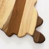 Totally Bamboo Rock & Branch Series Shiplap Oklahoma State Shaped Wood Serving and Cutting Board | Great for Wall Art 16-3/4″ x 9″ x 5/8″(Louisiana)