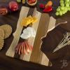 Totally Bamboo Rock & Branch Series Shiplap Oklahoma State Shaped Wood Serving and Cutting Board | Great for Wall Art 16-3/4″ x 9″ x 5/8″(Minnesota)