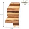 Totally Bamboo Rock & Branch Series Shiplap Oklahoma State Shaped Wood Serving and Cutting Board | Great for Wall Art 16-3/4″ x 9″ x 5/8″(Mississippi)