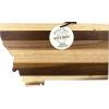 Totally Bamboo Rock & Branch Series Shiplap Oklahoma State Shaped Wood Serving and Cutting Board | Great for Wall Art 16-3/4″ x 9″ x 5/8″(Montana)