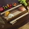 Totally Bamboo Rock & Branch Series Shiplap Oklahoma State Shaped Wood Serving and Cutting Board | Great for Wall Art 16-3/4″ x 9″ x 5/8″(Montana)