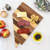 Totally Bamboo Rock & Branch Series Shiplap Oklahoma State Shaped Wood Serving and Cutting Board | Great for Wall Art 16-3/4″ x 9″ x 5/8″(Nevada)