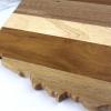 Totally Bamboo Rock & Branch Series Shiplap Oklahoma State Shaped Wood Serving and Cutting Board | Great for Wall Art 16-3/4″ x 9″ x 5/8″(Oklahoma)