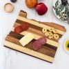Totally Bamboo Rock & Branch Series Shiplap Oklahoma State Shaped Wood Serving and Cutting Board | Great for Wall Art 16-3/4″ x 9″ x 5/8″(Oregon)