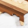 Totally Bamboo Rock & Branch Series Shiplap Oklahoma State Shaped Wood Serving and Cutting Board | Great for Wall Art 16-3/4″ x 9″ x 5/8″(USA)