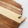Totally Bamboo Rock & Branch Series Shiplap Oklahoma State Shaped Wood Serving and Cutting Board | Great for Wall Art 16-3/4″ x 9″ x 5/8″(Wisconsin)
