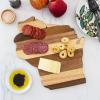 Totally Bamboo Rock & Branch Series Shiplap Oklahoma State Shaped Wood Serving and Cutting Board | Great for Wall Art 16-3/4″ x 9″ x 5/8″(Wisconsin)