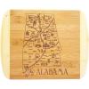 Totally Bamboo A Slice of Life North Carolina State Serving and Cutting Board, 11″ x 8.75″(Alabama)