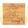 Totally Bamboo A Slice of Life North Carolina State Serving and Cutting Board, 11″ x 8.75″(Alaska)