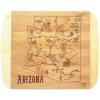 Totally Bamboo A Slice of Life North Carolina State Serving and Cutting Board, 11″ x 8.75″(Arizona)