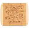 Totally Bamboo A Slice of Life North Carolina State Serving and Cutting Board, 11″ x 8.75″(Colorado)