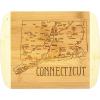 Totally Bamboo A Slice of Life North Carolina State Serving and Cutting Board, 11″ x 8.75″(Connecticut)