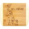 Totally Bamboo A Slice of Life North Carolina State Serving and Cutting Board, 11″ x 8.75″(Delaware)