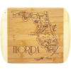 Totally Bamboo A Slice of Life North Carolina State Serving and Cutting Board, 11″ x 8.75″(Florida)
