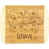 Totally Bamboo A Slice of Life North Carolina State Serving and Cutting Board, 11″ x 8.75″(Iowa)