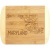 Totally Bamboo A Slice of Life North Carolina State Serving and Cutting Board, 11″ x 8.75″(Maryland)