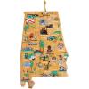 Totally Bamboo Arizona State Shaped Cutting Board and Charcuterie Serving Platter with Artwork by Fish Kiss, Includes Hang Tie for Wall Display(Alabama)