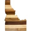 Totally Bamboo Rock & Branch Series Shiplap Oklahoma State Shaped Wood Serving and Cutting Board | Great for Wall Art 16-3/4″ x 9″ x 5/8″(Idaho)