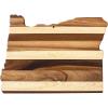 Totally Bamboo Rock & Branch Series Shiplap Oklahoma State Shaped Wood Serving and Cutting Board | Great for Wall Art 16-3/4″ x 9″ x 5/8″(Oregon)