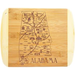 Totally Bamboo A Slice of Life North Carolina State Serving and Cutting Board, 11″ x 8.75″(Alabama)