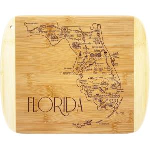 Totally Bamboo A Slice of Life North Carolina State Serving and Cutting Board, 11″ x 8.75″(Florida)