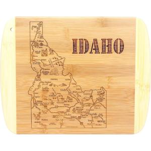 Totally Bamboo A Slice of Life North Carolina State Serving and Cutting Board, 11″ x 8.75″(Idaho)