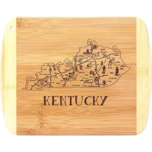 Totally Bamboo A Slice of Life North Carolina State Serving and Cutting Board, 11″ x 8.75″(Kentucky)