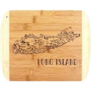 Totally Bamboo A Slice of Life North Carolina State Serving and Cutting Board, 11″ x 8.75″(Long Island)
