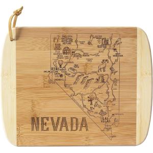 Totally Bamboo A Slice of Life North Carolina State Serving and Cutting Board, 11″ x 8.75″(Nevada)
