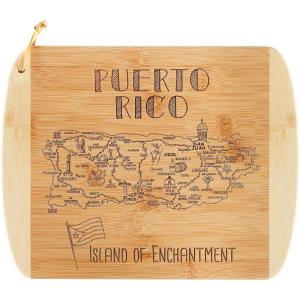 Totally Bamboo A Slice of Life North Carolina State Serving and Cutting Board, 11″ x 8.75″(Puerto Rico)