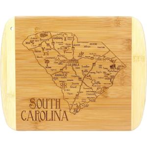 Totally Bamboo A Slice of Life North Carolina State Serving and Cutting Board, 11″ x 8.75″(South Carolina)