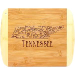 Totally Bamboo A Slice of Life North Carolina State Serving and Cutting Board, 11″ x 8.75″(Tennessee)