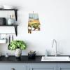 Totally Bamboo Wyoming State Shaped Cutting Board and Charcuterie Serving Platter with Artwork by Summer Stokes, Includes Hang Tie for Wall Display(Alabama)