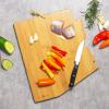 Totally Bamboo Wyoming State Shaped Cutting Board and Charcuterie Serving Platter with Artwork by Summer Stokes, Includes Hang Tie for Wall Display(Arizona)