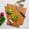 Totally Bamboo Wyoming State Shaped Cutting Board and Charcuterie Serving Platter with Artwork by Summer Stokes, Includes Hang Tie for Wall Display(Arkansas)