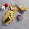 Totally Bamboo Wyoming State Shaped Cutting Board and Charcuterie Serving Platter with Artwork by Summer Stokes, Includes Hang Tie for Wall Display(Florida)