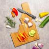 Totally Bamboo Wyoming State Shaped Cutting Board and Charcuterie Serving Platter with Artwork by Summer Stokes, Includes Hang Tie for Wall Display(Idaho)